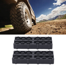 Off Road Traction Board Rubber Enhanced Grip Deformation Proof Tire Traction Mat for 4x4 4WD Car ATV UTV Truck Trailer