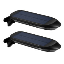 2 PCS Solar Wall Lights Motion Sensor 32 LEDs Outdoor Waterproof Solar LED Wall Lamps with Dim/ High Light Adjustable Angle Solar Powered L