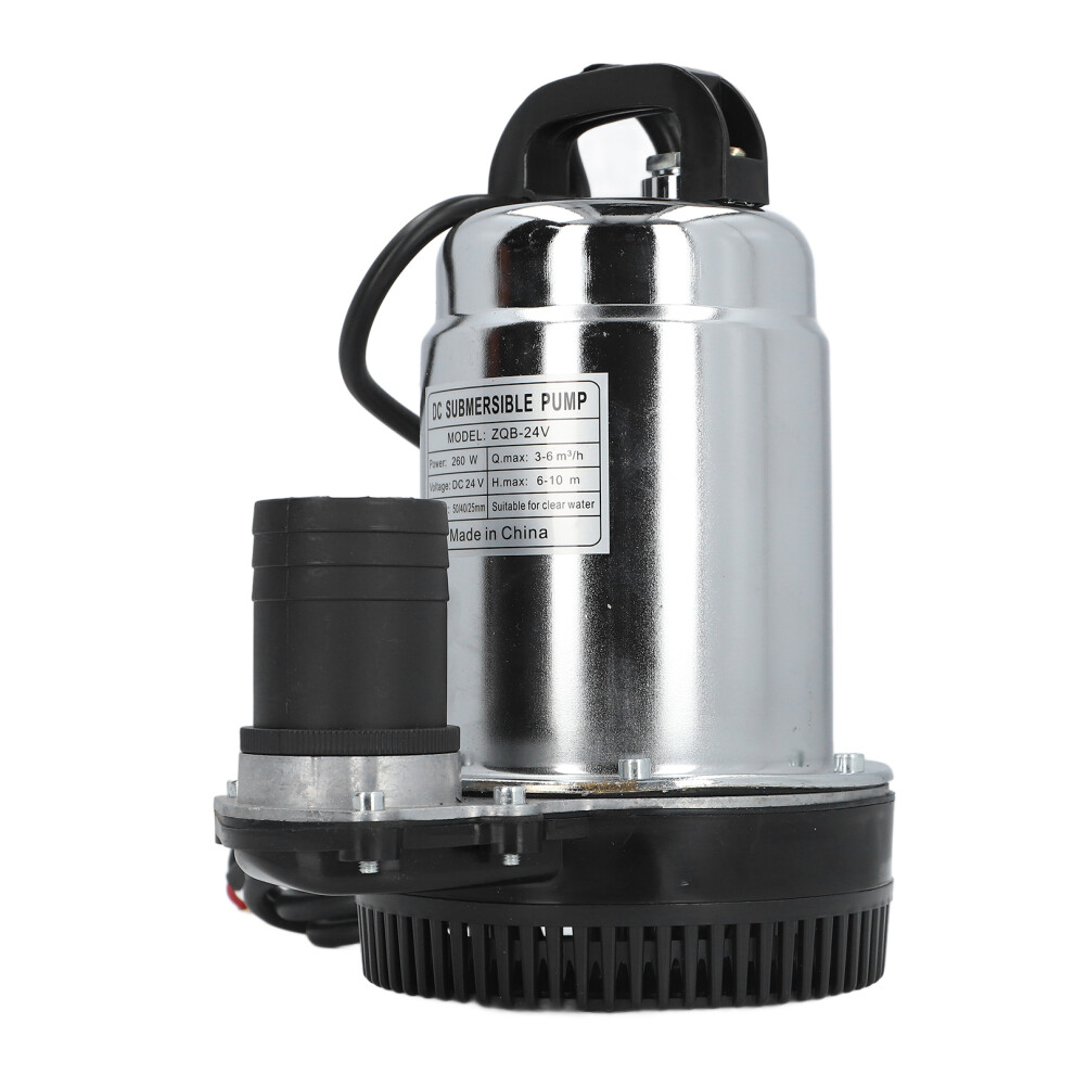 Solar Water Pump Dc24v 260W High Lift Solar Deep Well Submersible Pump With 1In 1.5In 2In Outlet Connector For Farm 4651296842681