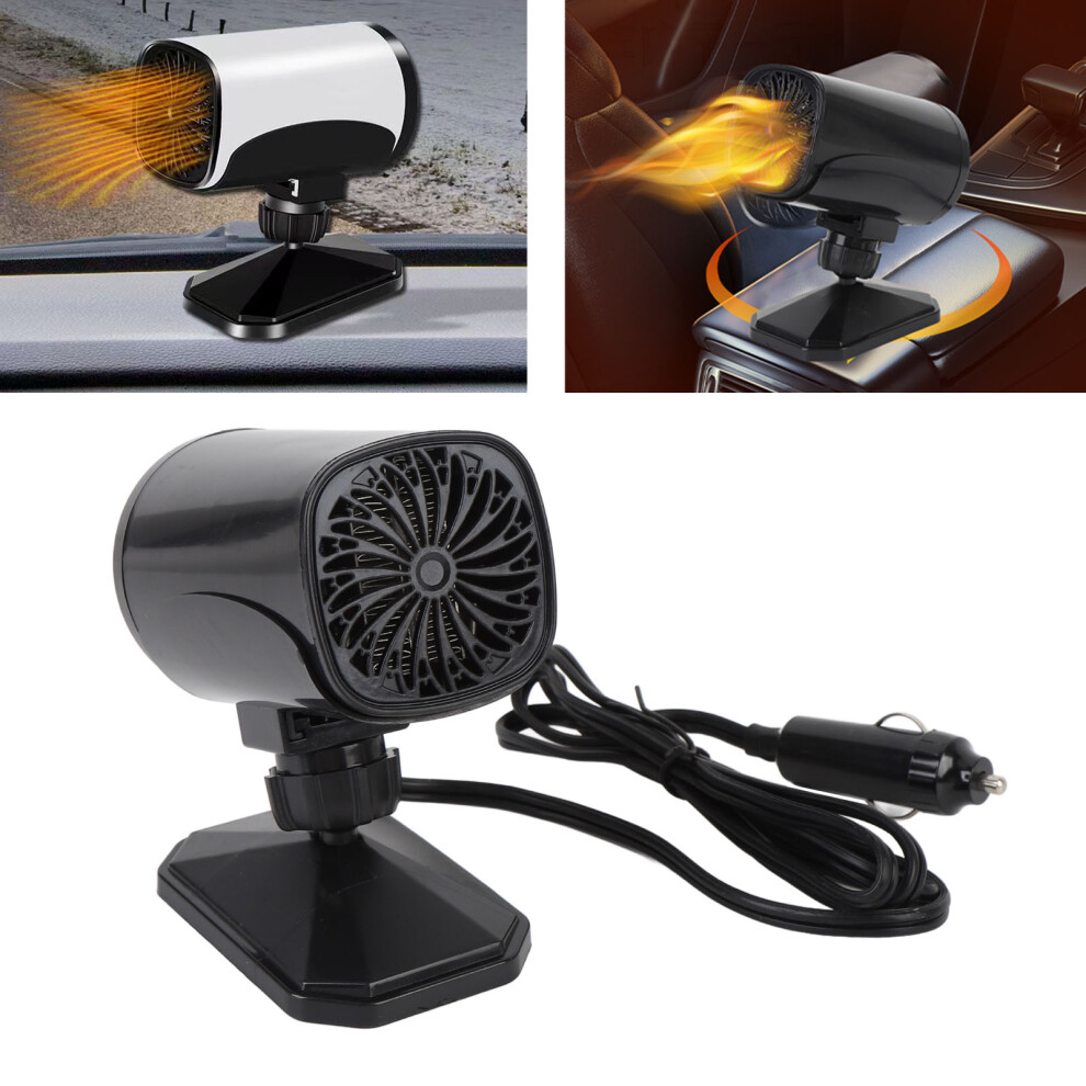 Car Heater 2 In 1 Cooling And Heating Compact Car Windshield Defroster Defogger 150W 24V Black 4681296844231