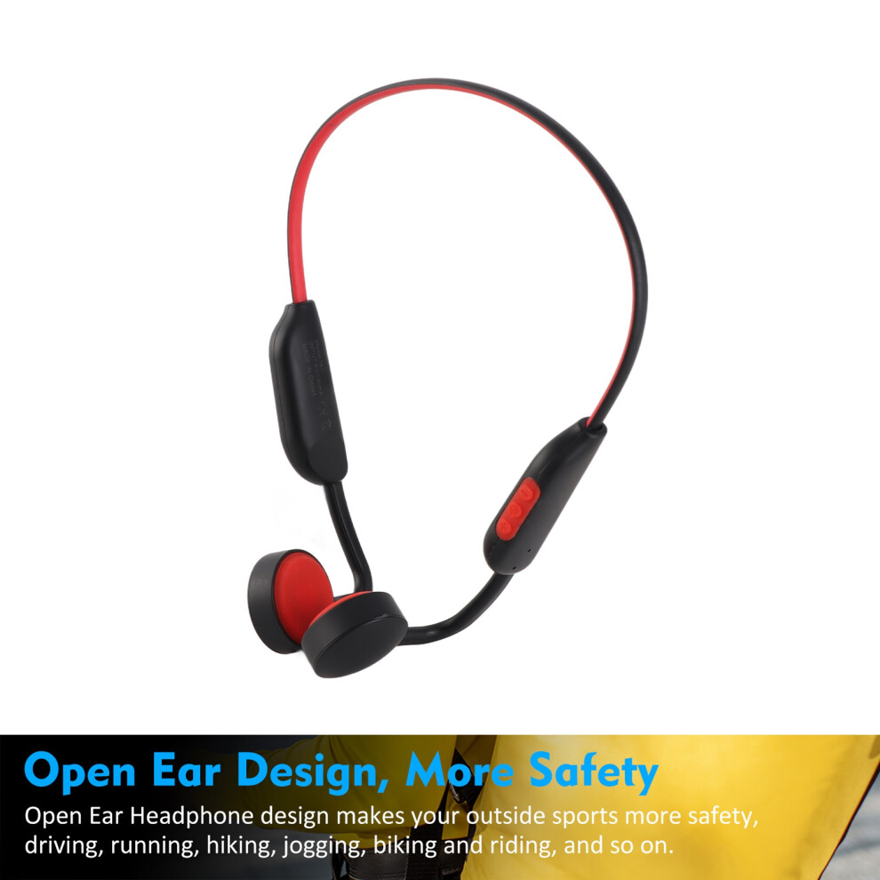 Bone Conduction Headphones Ipx6 Water Resistant Sweatproof Bluetooth 5.3 Earphone For Sports Exercise 4251296847121