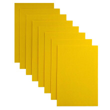 JTNOHX Stiff Felt 2mm tykke filtplader til håndværk 8 """" X12 """" Hard Felt Fabric Squares 8pcs til DIY -projekter (gul)