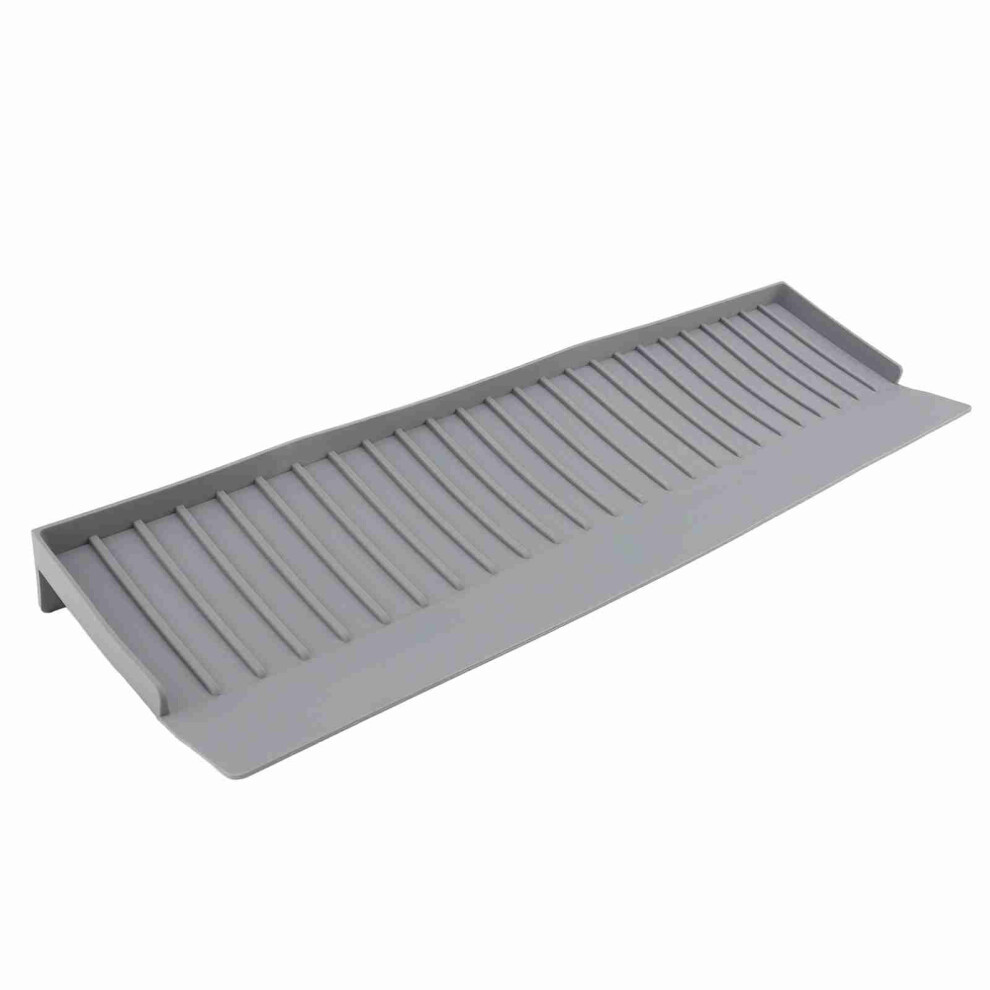 Sink Edges Protector Expandable Silicone Splashproof Mat Multipurpose Countertop Guard For Kitchen Bathtub Sinks Gray 7901296854731