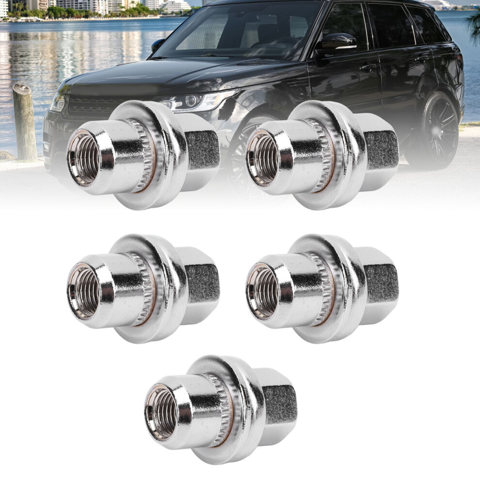 5Pcs Wheel Lug Nuts Set High Hardness Steel Alloy Zinc Plated Lr068126 For Discovery Defender Lr3 Lr4 9431296856346
