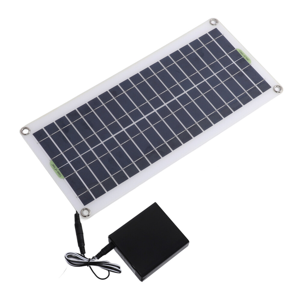 50W Portable Solar Panel With 20W 12V Electric Blanket Battery Box Efficient Charging For Outdoor Camping Hiking 4601296857468