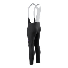 WOSAWE Men's Cycling Bib Pants High-Density Padded Bike Long Legging with Back Pocket Riding Bib Tights for Road and Gravel Biking