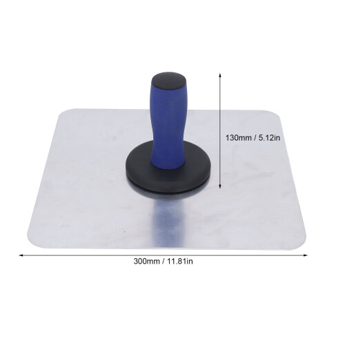 30 X 30cm Aluminium Plastering Hawk with Soft Grip Handle for Cement Mortar Application 1