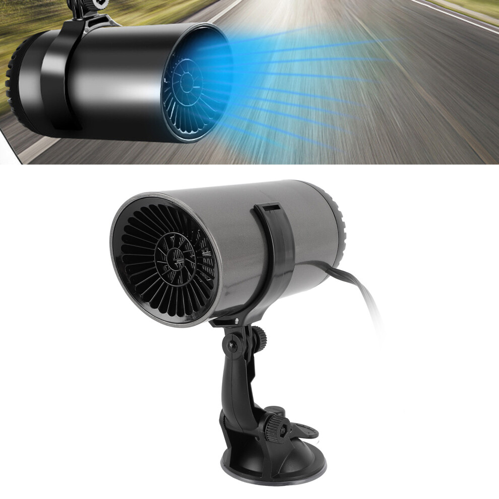 150W Car Heater Fan Fast Heating Portable Rotatable Defogger Defroster Vehicle Windscreen Demister Fan For Automobile 24V 4171296862774