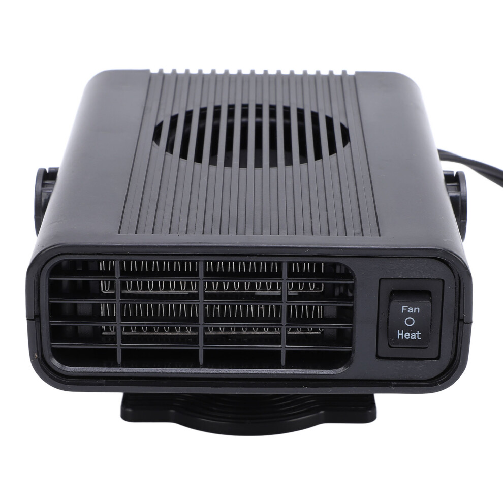Car Heater 120W Fast Heating Enhanced Safety Portable Efficient Performance Car Windshield Defogger For Vehicle 12V Black 3741296862831
