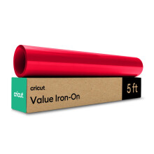 Cricut Value Iron On Red (Rolle mit 30,5 cm x 1,5 m) HTV-W rme bertragungsvinyl