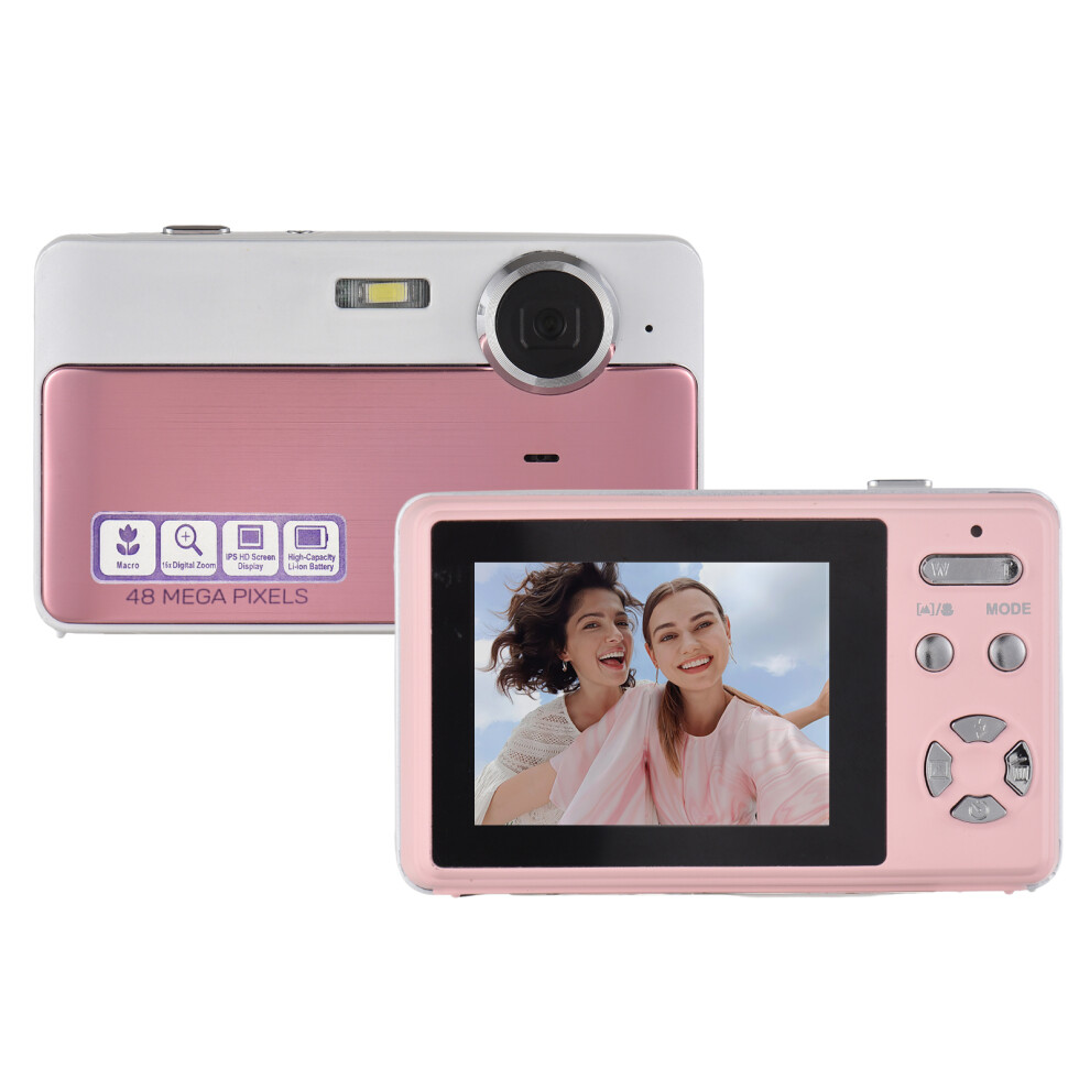 1080P Digital Camera 48MP Pocket Digital Video Camera 2.4 Inch Screen Auto Focus 16X Digital Zoom Built-in Battery with 32GB TF Card USB Ca-image-OPC-PH9QSYR-NEW