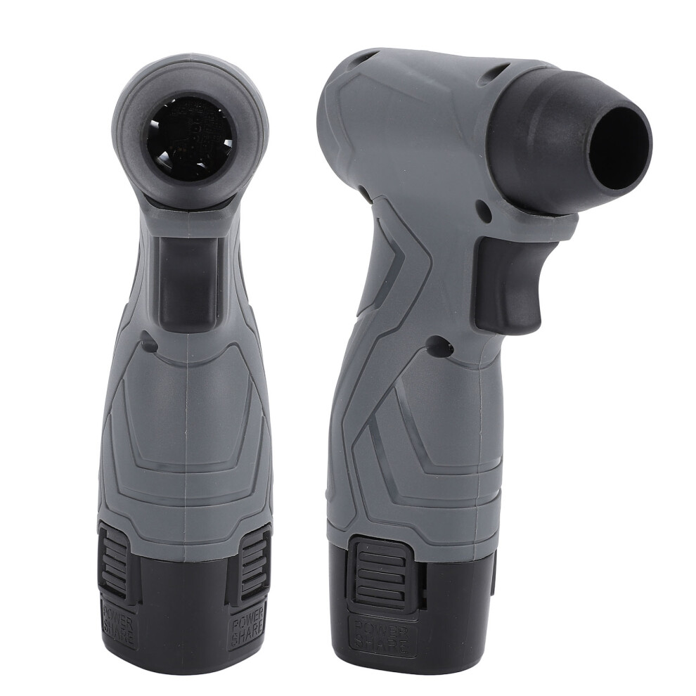 Jet Dry Blower Brushless Motor 200W 135000rpm Stepless Speed Adjustable 2500mAh Handheld Jet Turbo Fan for Car Cleaning Dust Removal Grey E-image-OPC-PH9QZVV-NEW