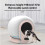 Rotating Automatic Cat Litter Box Self Cleaning and Deodorization with Touch Panel Enclosed Odorless Litter Box APP Control 5
