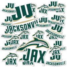 Desert Cactus Jacksonville University Sticker Golfinhos JU Jax Vinil Decal Laptop Garrafa Carro