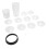 23PCS Disposable Paint Sprayer Mixing Cup Kit 0-600ML Multiple Coatings 11