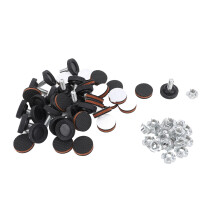 20pcs Adjustable Furniture Leveler with T Nuts Rubber Pads, 300g
