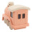 Floating Blowing Small Train Toy with Lights & Sound, Red 13