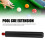 8in Aluminum Pool Cue Extension, Lightweight, Red Cap 4