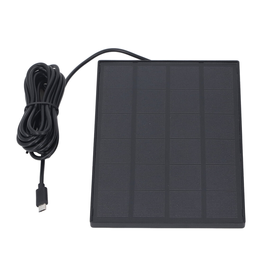 5W 5V Solar Panel For Security Camera Ip66 Water Proof Outdoor Wireless Camera Charger With Micro Usb Type C Interface 7901296880419