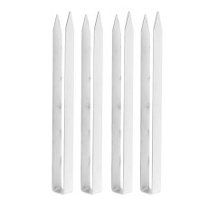 4 Pcs Heavy Duty Stainless Steel U-Shaped Ground Stakes, 30x2.9x2.1cm