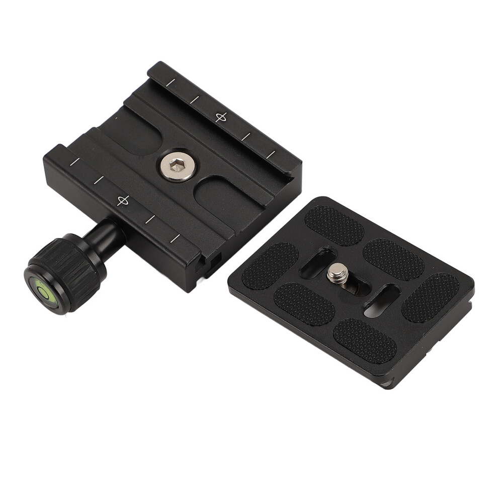 Tripod Quick Release Plate Clamp 3/8 Inch Thread Qr Clamp And 60Mm Plate With Bubble Level For Camera Mount 8421296883634