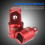 5-Piece Impact Socket Adapter Set, Red, Chrome Vanadium Steel 10