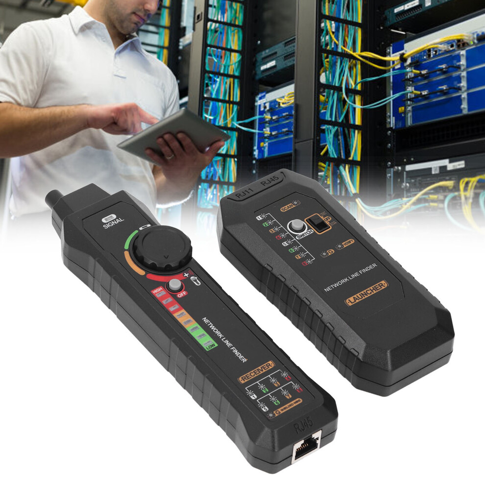 Network Cable Tester Multifunctional Ethernet Signal Cable Tester With Headphone Wire 9441296887219