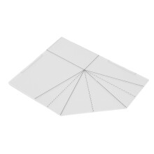Foldable Food Basket Sew Template Acrylic Handbag DIY Ruler 30.5cm