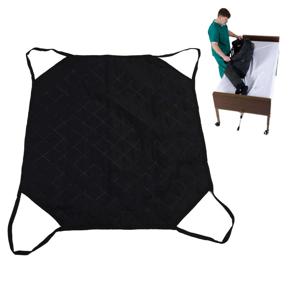Positioning Bed Pad with Reinforced Handles Double Sided Multipurpose Reusable Washable Transfer Sheet for Turning Lifting Repositioning 40