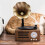 Wood Grain Retro Record Player Bluetooth Speaker, 5W, 1500mAh 5
