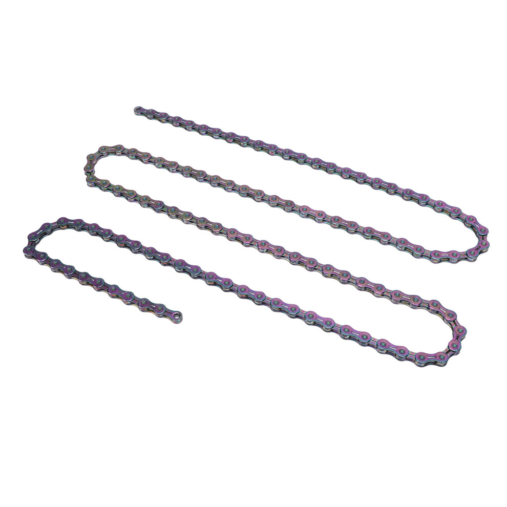 11 Speed Bike Chain 116 Links Mountain Bike Road Chain with 2 Chain Connector Rainbow-image-OPC-PH9R6M5-NEW