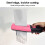 Pink Portable Mini Paper Shredder, 2 Sheets, 4mm Strips 6