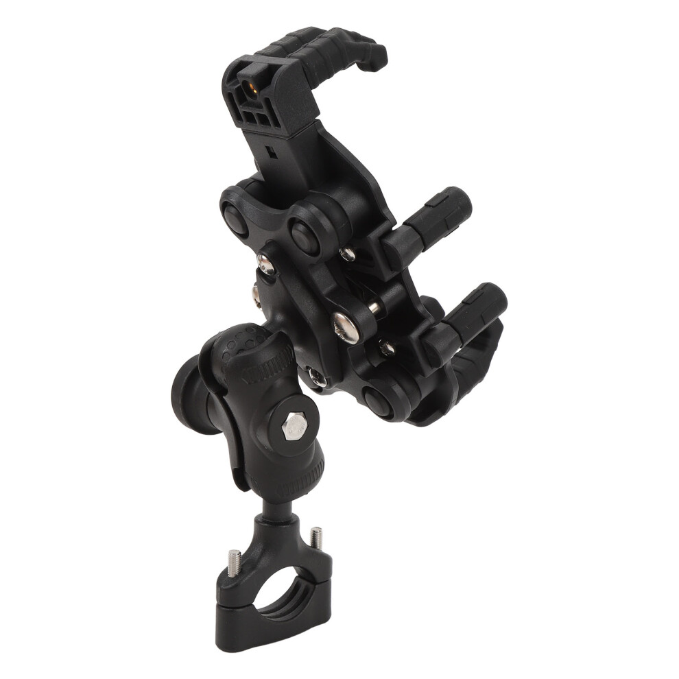 Motorcycle Phone Mount With Vibration Dampener High Speed Secure Lock Adjustable For Scooter Atv 4.9 To 8.1In Smartphones 7631296891190