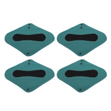 4pcs Reusable Panty Liners Washable Sanitary Pads Pure Cotton Reusable Menstrual Pads for Women