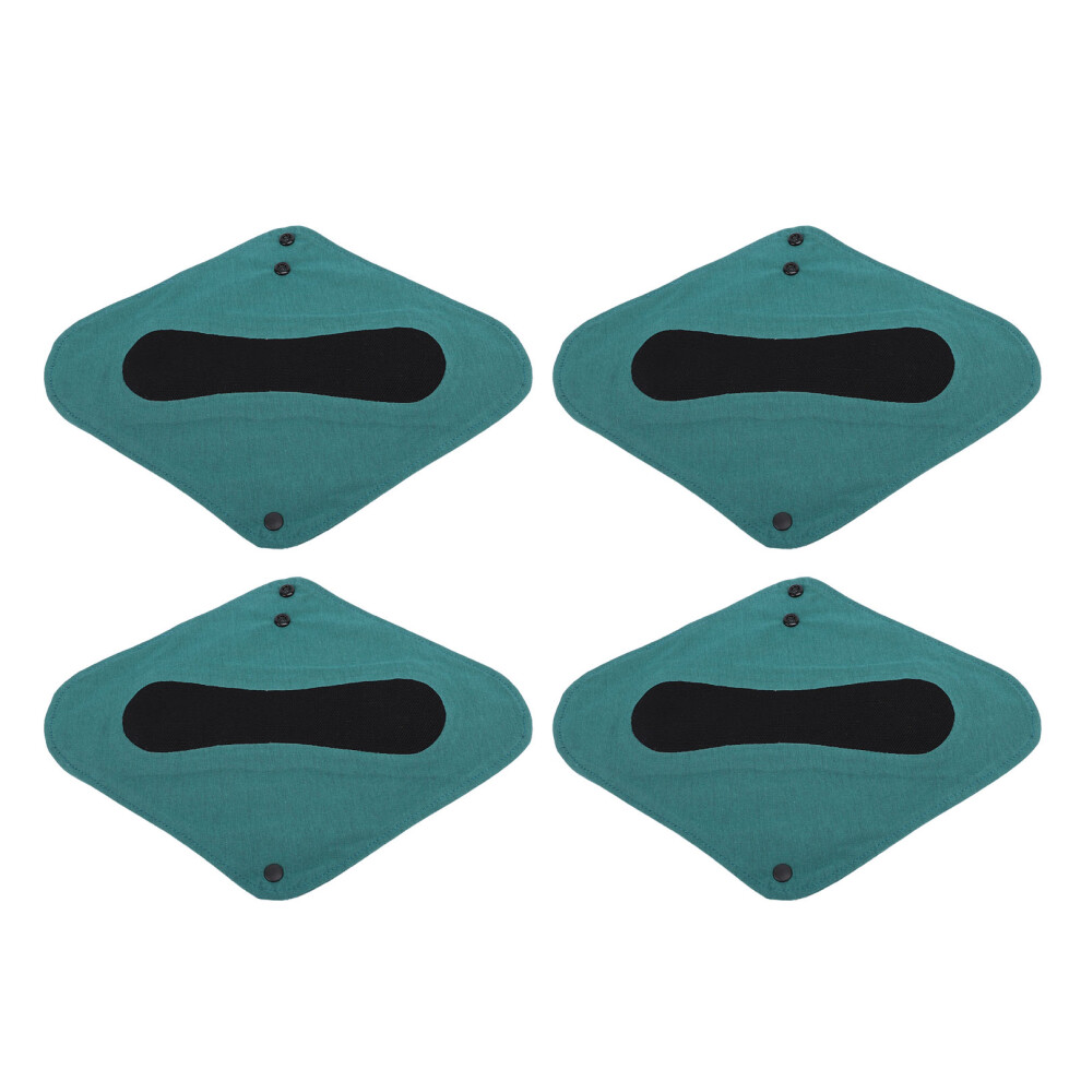 4pcs Reusable Panty Liners Washable Sanitary Pads Pure Cotton Reusable Menstrual Pads for Women
