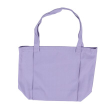 Lightweight Canvas Yoga Mat Bag 47x35cm Large Capacity Purple