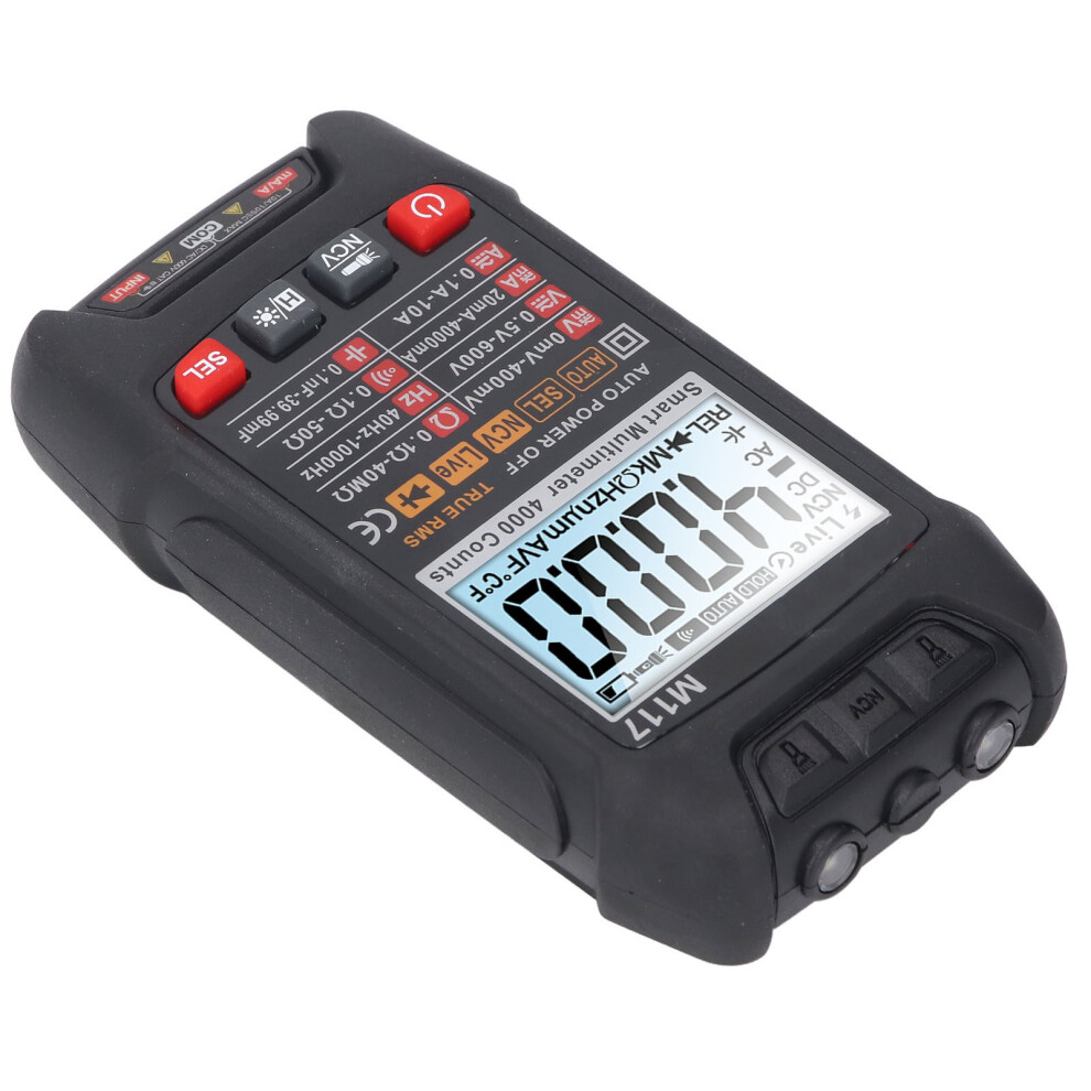 Digital Multimeter High Accuracy Multifunctional Automatic Digital Display Voltage Current Resistor Capacitor Tester 9471296891824