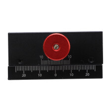 X Axes Travel Platform 40mm Stroke Heavy Duty Manual Gears with Dovetail Glide