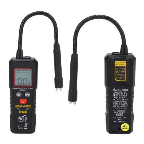 Brake Fluid Tester, Water Content Detector for DOT3–DOT5.1, ABS