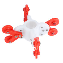 Inspection Camera Guide Wheels 120mm for 23mm Sewer Pipes ABS Pulley Accessory
