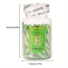 60 Capsules Vitamine -e -MOSTURE -SENCE, Peau Solide, Humidité Et Humidité L'humidité, Ingrédients Naturels
