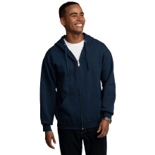 Fruit of the Loom Eversoft Sudaderas con capucha de forro polar Jersey que absorbe la humedad y es transpirable Tallas S-4x Azul marino Cremaller