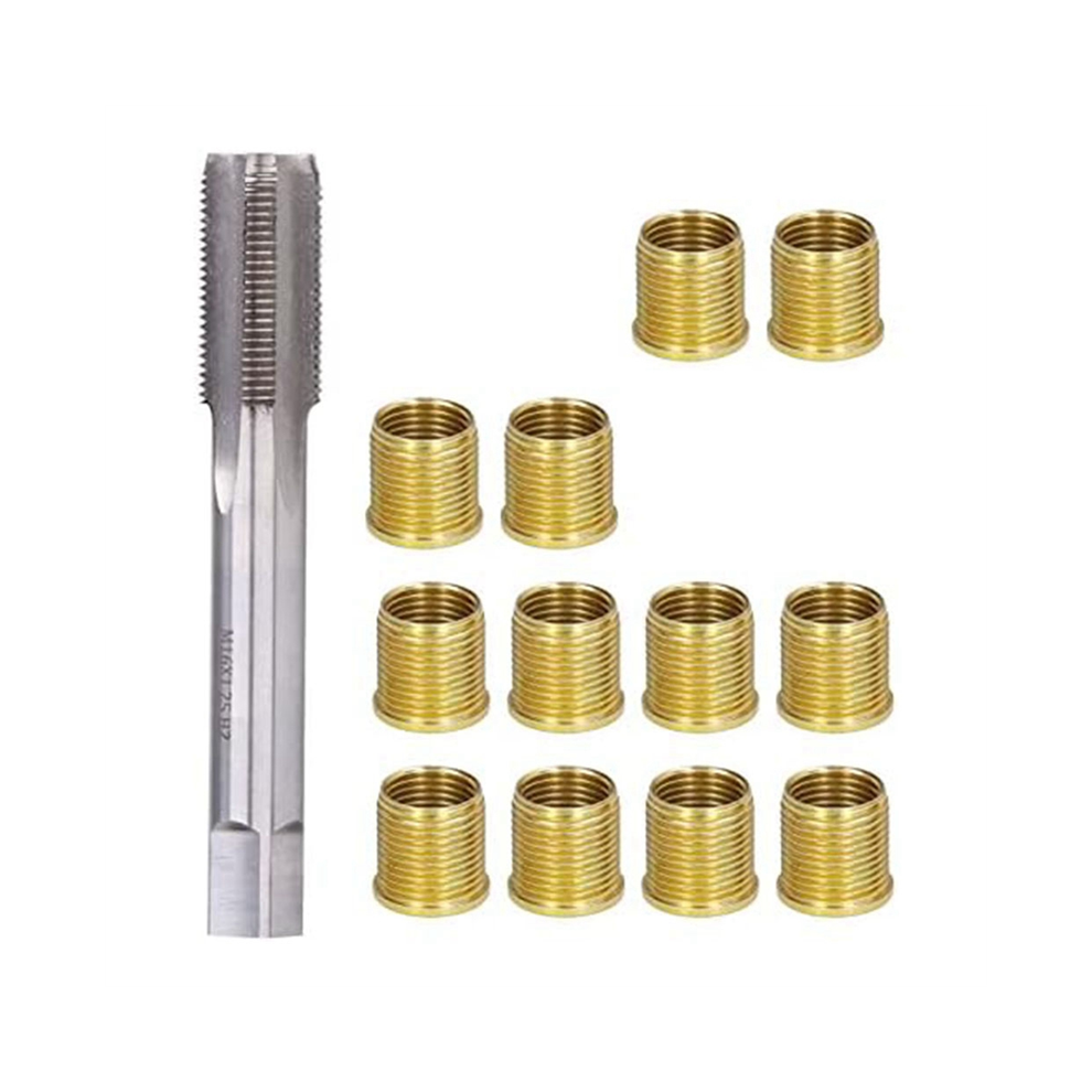 Photos - Car Service Station Equipment Spark Plug Thread Repair Tools, High Speed Steel Tap with M14X1.25 Inserts and M16X1.25 Kit