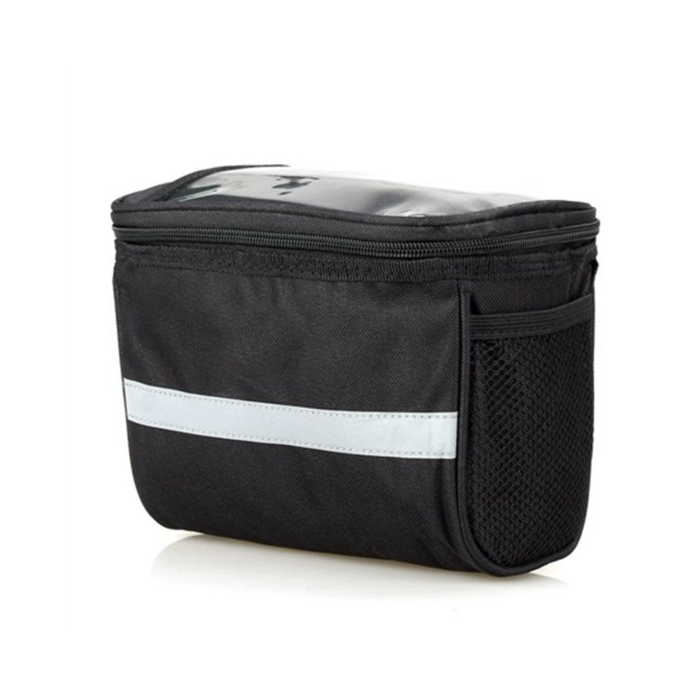 Sacoche de vélo électrique, rangement de batterie, poche avant, glacière pour téléphone portable, 21,5 x 16,5 x 13,5 cm