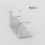 2 Pack Knife Display Stand Acrylic Stand, Desktop Display, Single Holder Pocket 5