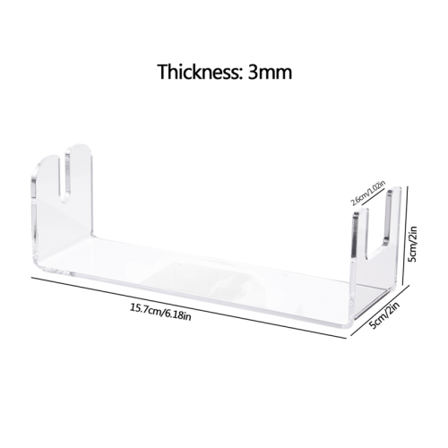 2 Pack Knife Display Stand Acrylic Stand, Desktop Display, Single Holder Pocket 2
