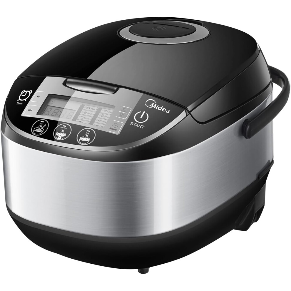 Rice Cooker With Steamer,10 cup, 5 Litre, 11 Multicook Functions, LED display, Warmer