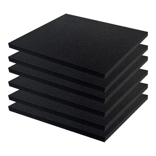 6 PCS Polyurethane Foam Sheets Pads for Case Packaging Toolbox Cuttable Crafts Pads, 40X30X3cm