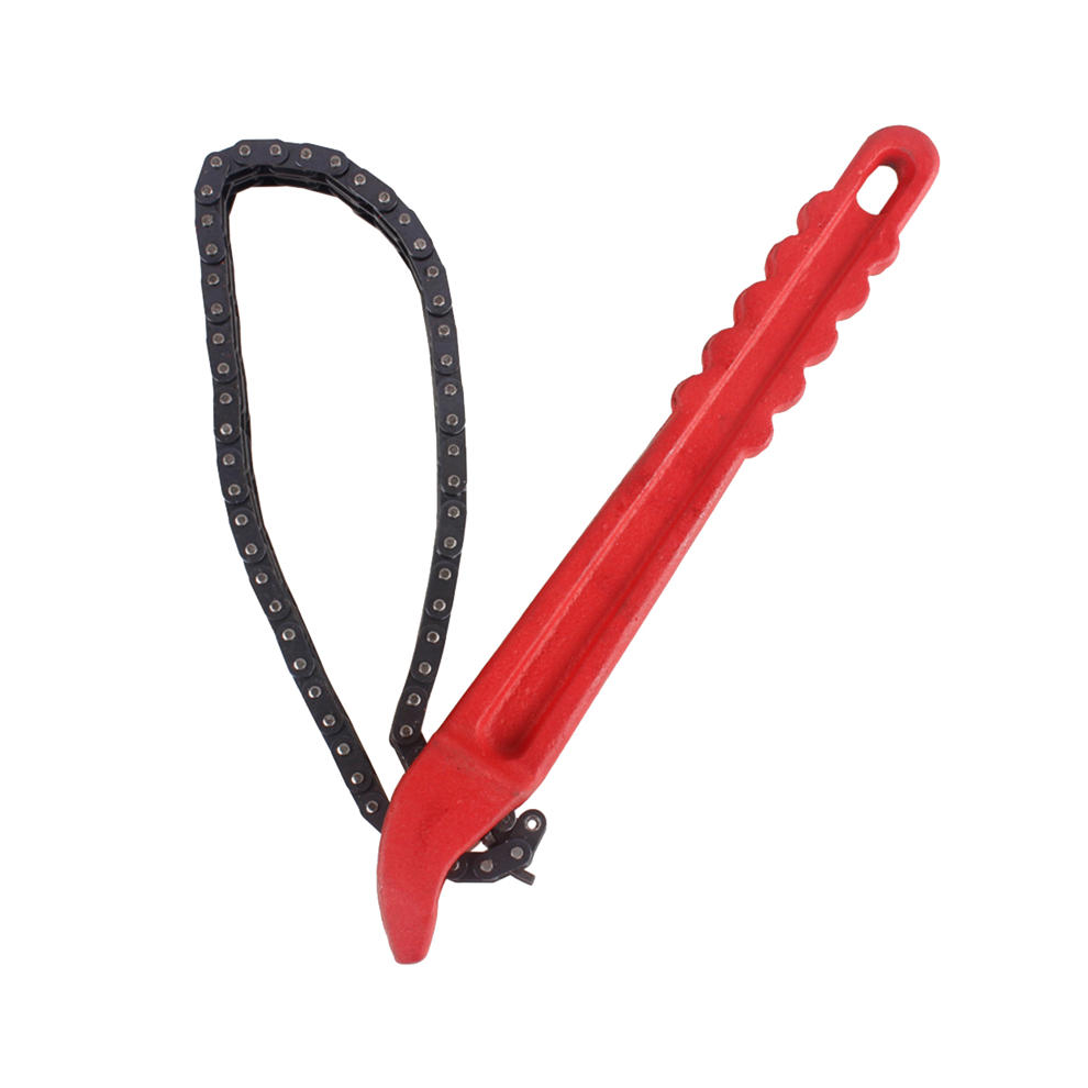 Chain Pipe Pliers Water Wrench Heating Fittings Machine Filter Spanners Steel 4852431788042