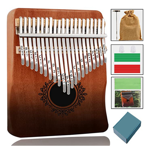 Kalimba Thumb Piano 21 Πλήκτρων, Φορητό Πιάνο, για Ενήλικες, Παιδιά και Αρχάριους 1